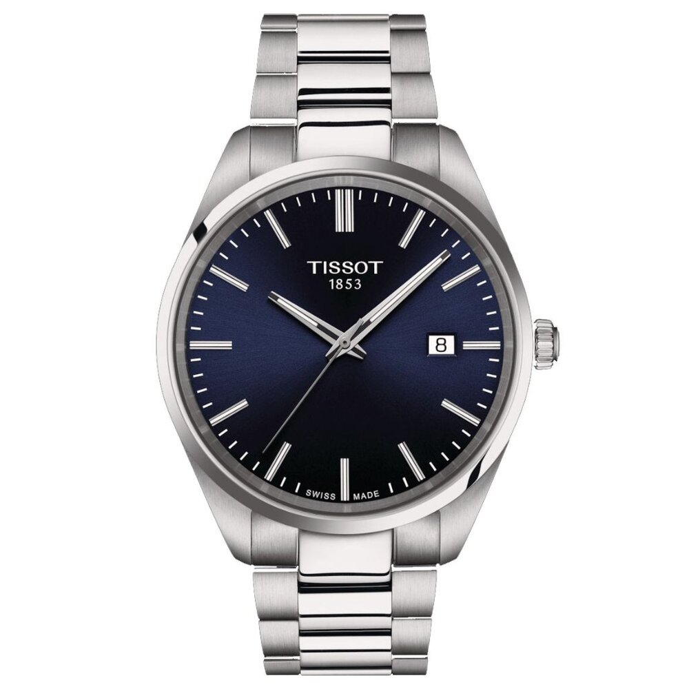 Tissot Silver and Blue Men's Watch